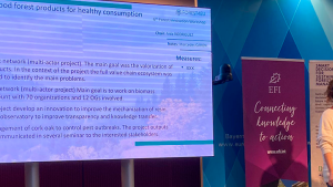 Sesión de FOREST4EU sobre productos forestales no maderables dinamizada por Aida Rodriguez de Cesefor