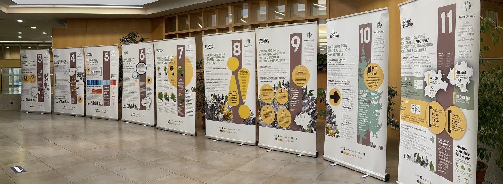 Exposición LIFE Soria ForestAdapt